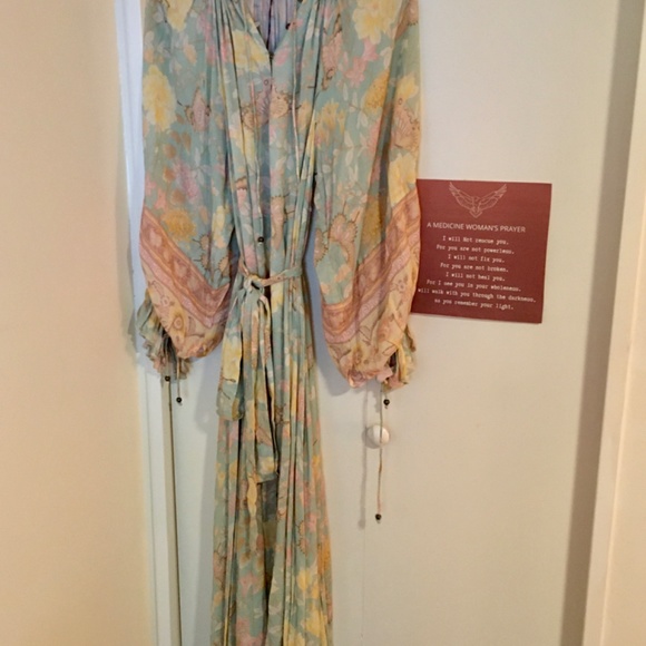 Spell and the gypsy collective butterfly gown maxi dress size medium - Picture 3 of 8